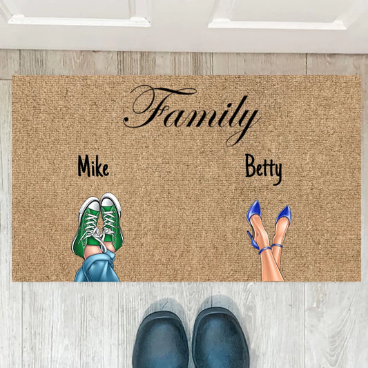 Shoes and paws - Printed doormat