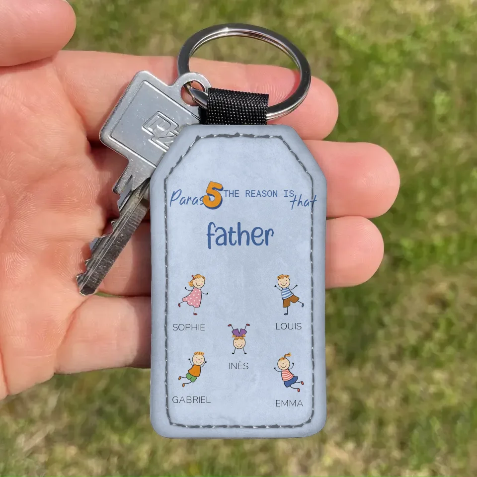 The best reasons - Personalized keychain