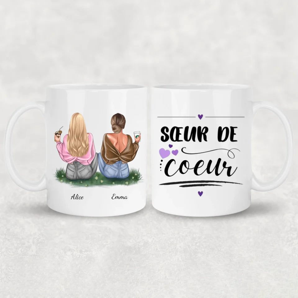 Girlfriends - Personalised mug