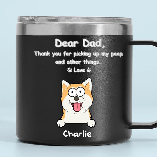 Stainless Steel Mug with Print - Gifts for Pet Owners and Friends